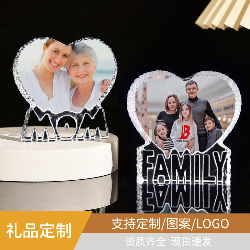 DIY Handmade Gift Crystal Ornaments Engraving Photo Pattern Festival Creative Souvenirs Desktop Ornaments Cross Border DIY Handmade Gift Crystal Ornaments Engraving Photo Pattern Festival Creative Souvenirs Desktop Ornaments Cross Border