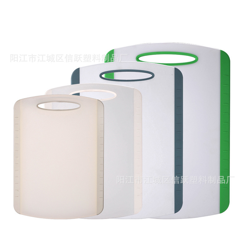 Junta de plástico transfronteriza conjuntos de clasificación de tablero de cocina casera pp tablero de corte portátil a prueba de moho tablero de corte de doble cara tablero de escritorio