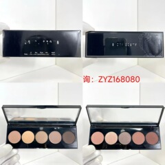 大牌跨境芭比布波家裸色五色眼影盘6g专供直播团队玫瑰盘/ 岩灰盘