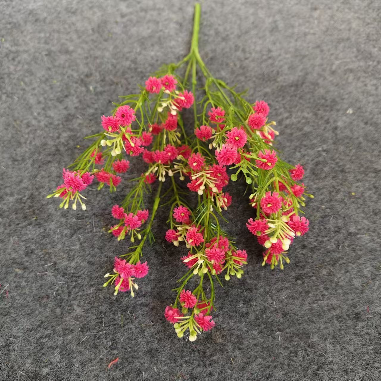 Nuevo pegamento suave con la sensación de mano lleno de flores de simulación de flores de boda decoración de ventanas del hotel en el hogar colocando flores falsas de comercio exterior