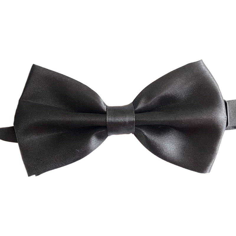 2018 мужское Деловое платье из полиэстера и Шелкового банта Свадебный костюм многоцветный галстук-бабочка сплошной цвет