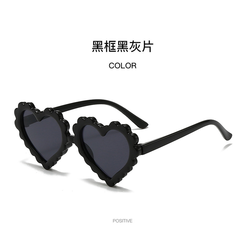 Gafas de Sol Infantiles en Forma de Corazón con Protección UV400 para Protección Solar y Viajes