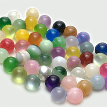 国风旗袍纽扣汉服唐装中式仿玉圆珠形彩色小扣子珍珠猫眼香云纱扣