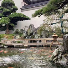 泰山石庭院鱼池假山制作 矿山石料批发 园林景观河道护坡点缀E18