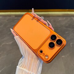 适用iPhone17PROMAX手机壳磨砂电镀PC硬壳苹果17自带镜头膜保护套