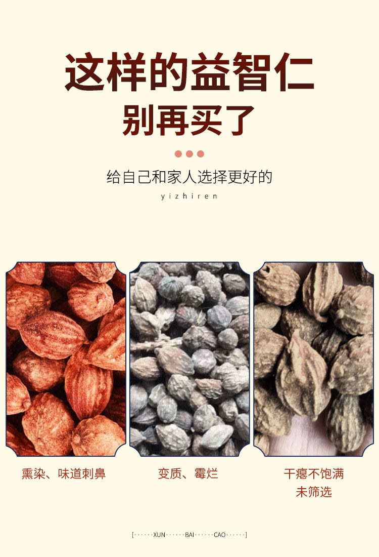 Yi Zhi Ren Dried益智仁 Powder 500g Traditional Chinese Herbal Tea Ingredient overview