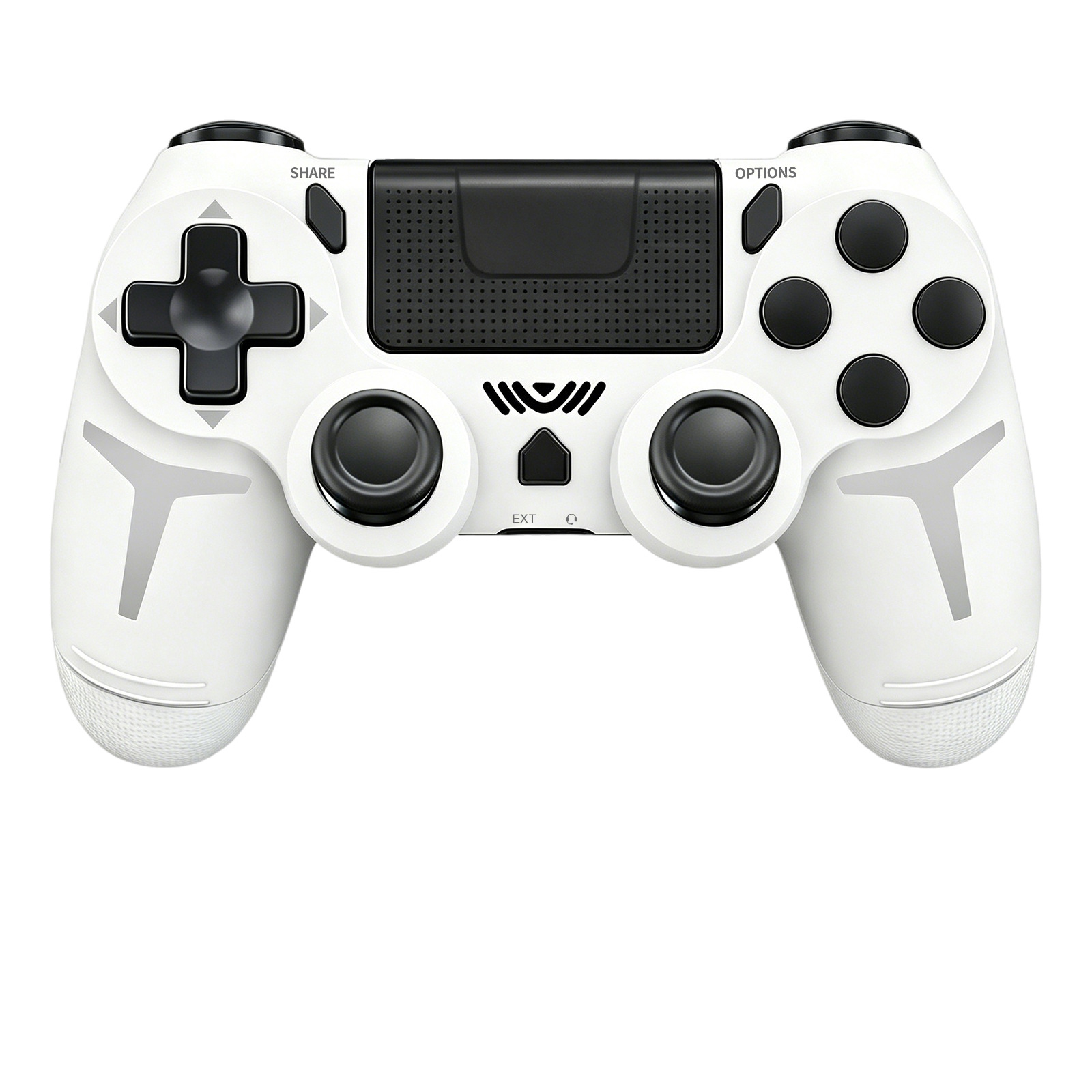 Control inalámbrico Bluetooth para videojuegos PS4 de ABS con doble vibración, giroscopio de seis ejes para PS4 y PC Steam