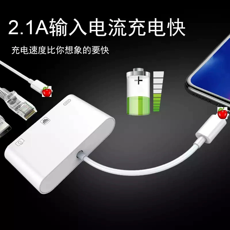 USB3.0 + RJ45 Гигабитная сетевая карта с внешним питанием и установкой по месту, поддерживает USB3.0 Гигабитный сетевой адаптер