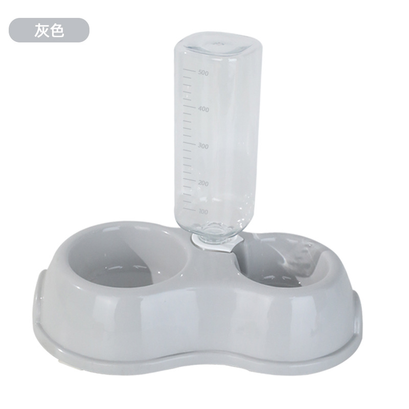 Comedero doble para gatos Havo, bebedero de plástico para gatos, dispensador automático de agua para mascotas, tazón para gatos, tazón para mascotas