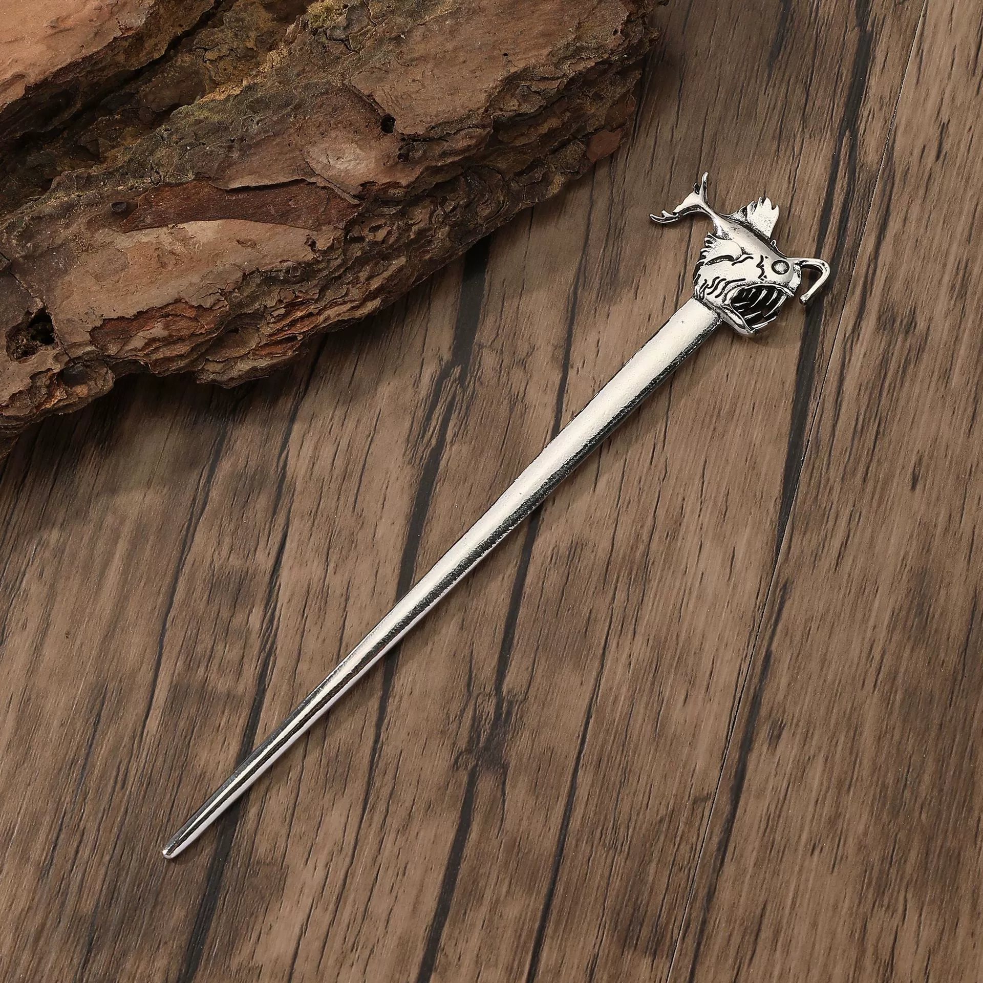 Retro lamp, flashlight, Chinese hairpin, accessory, Gothic