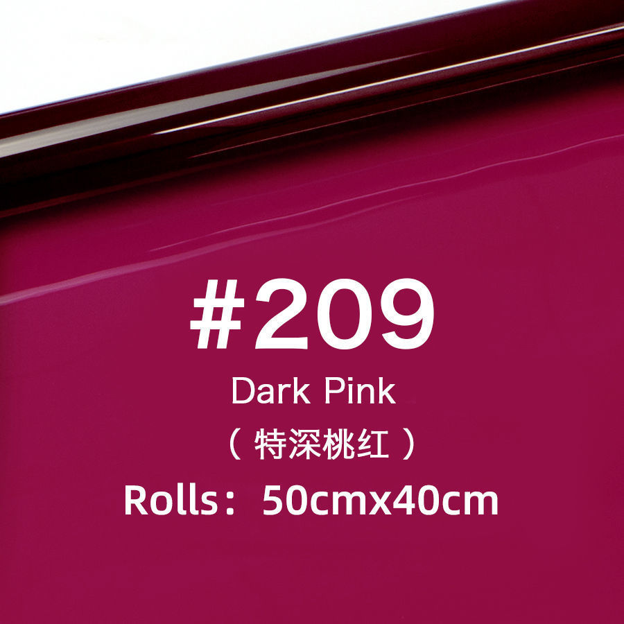 50*40cm leden paper#209【extra deep pink】