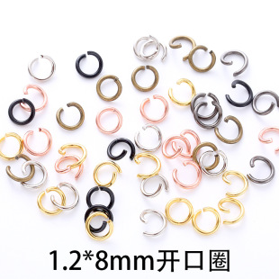 100��O��Ȧ 1.2*8mm�_��Ȧ ��Ȧ�F�h CȦ �B��Ȧ DIY �Ʒ���