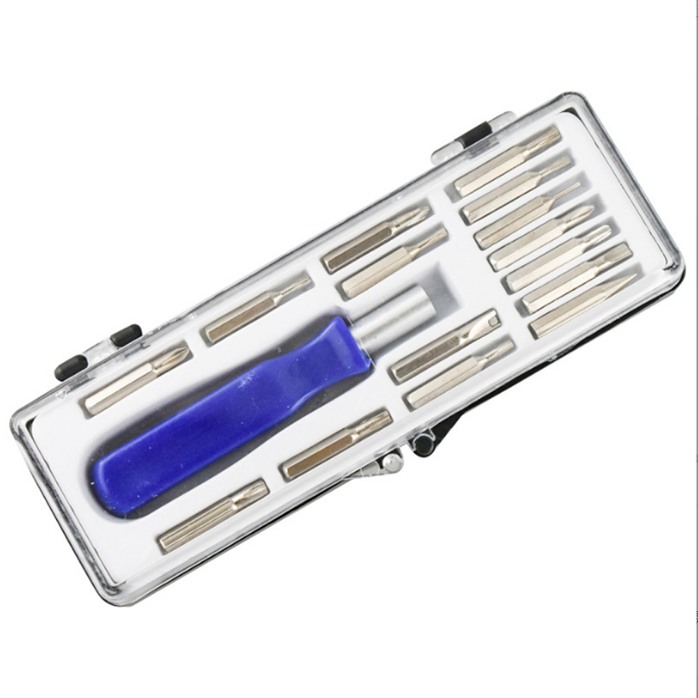 可选套装蓝色手柄多刀头20合1组合螺丝刀 16合1精密螺丝刀套装