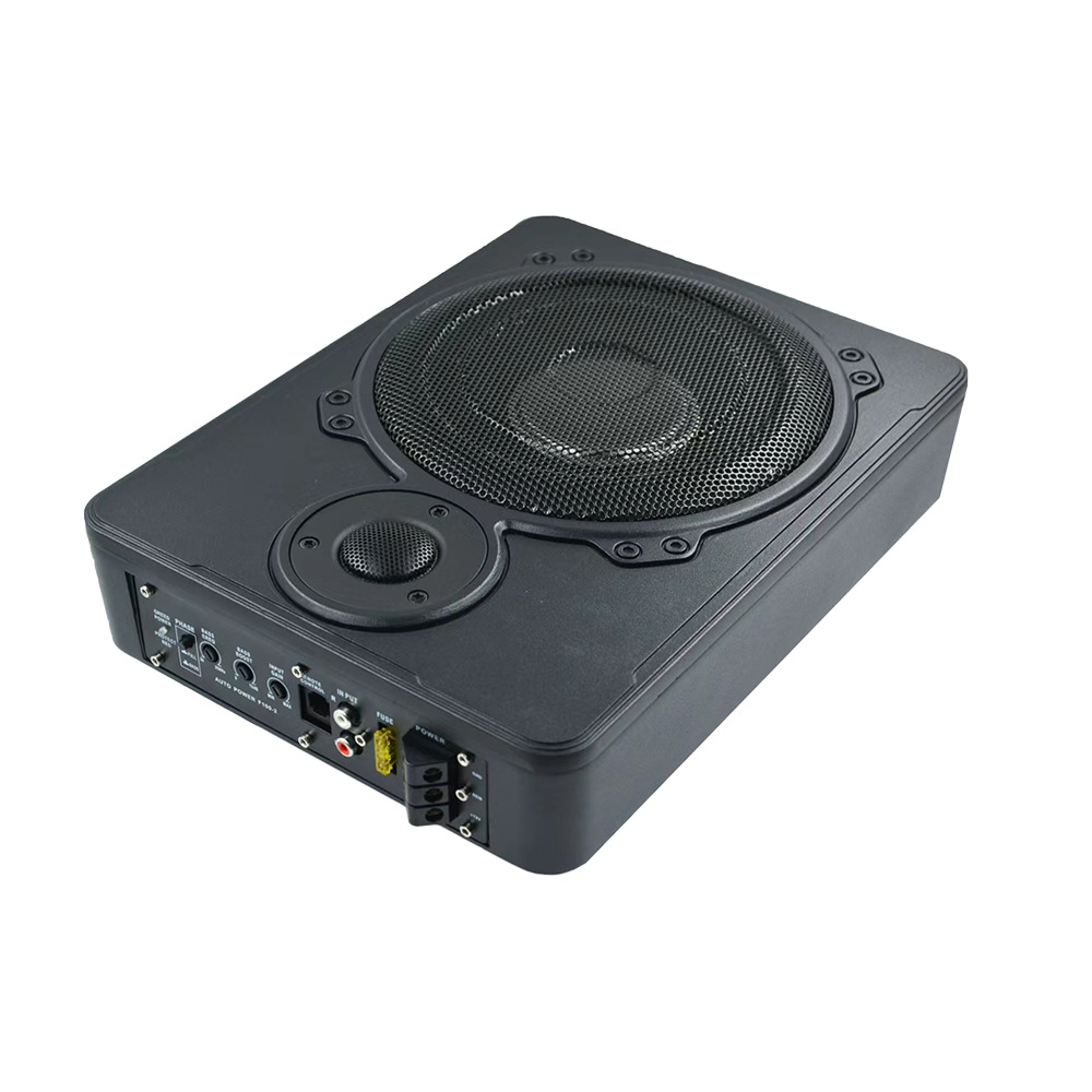 Car Subwoofer, Ultra-Thin Car Audio System, 10inch Heavy Bass Speakers, 12V Heavy Bass Car Modification Audio System