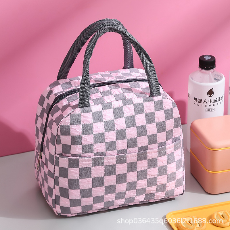 Bolsa de almuerzo de papel de aluminio con aislamiento de dibujos animados bolsa de almuerzo Linda bolsa de almuerzo caja de almuerzo bolsa de almacenamiento bolsa de almuerzo Portátil Bolsa de Almuerzo