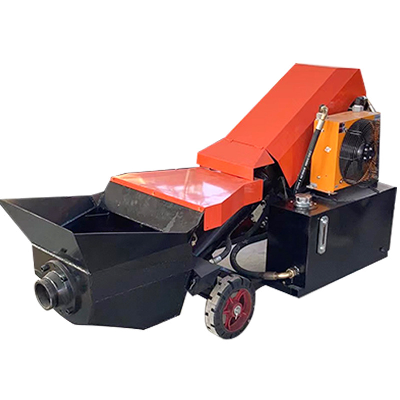 Nueva bomba de estructura secundaria de alto rendimiento máquina de alimentación pequeña bomba de transporte de hormigón bomba de suelo máquina de fundición de mortero bomba de lechada