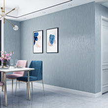 壁纸家用自粘卧室客厅背景墙3d立体现代简约纯素色无纺布墙纸自贴