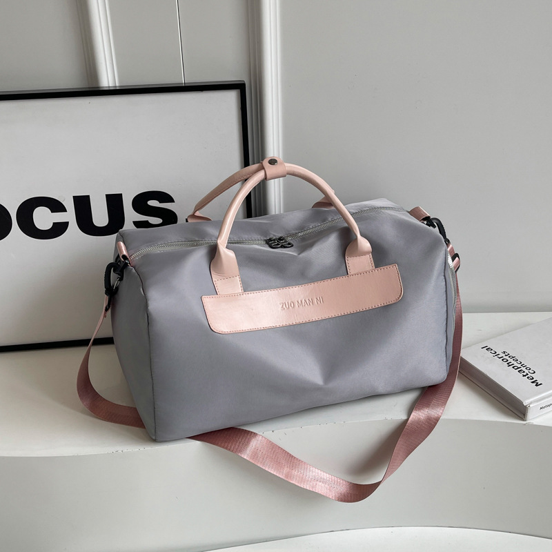 Nueva bolsa de viaje ligera y simple de gran capacidad portátil bolsa de ropa de cama inclinada bolsa deportiva de ocio para mujeres bolsa de ejercicios para hombres
