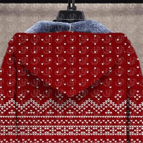 Transfronterizos otoño invierno chaqueta de hombre impresión digital 3D de Navidad chaqueta caliente de moda chaqueta de lujo ligera para hombres