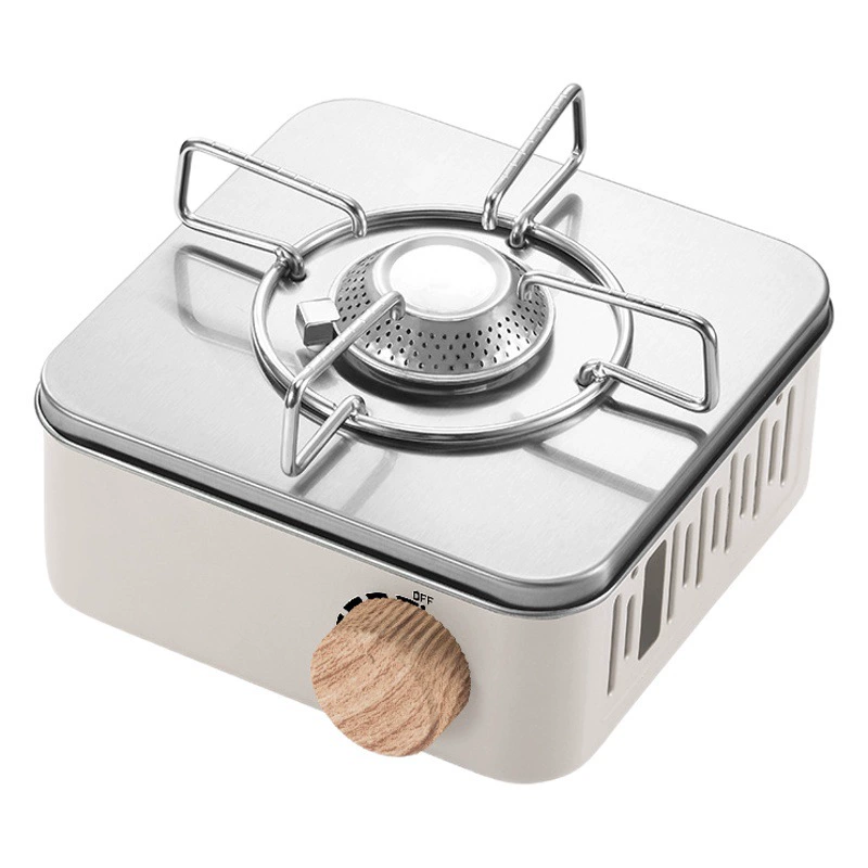 Открытый Карточная Печь Кемпинг Пикник Портативная Полевая Плита Карта Газовая Плита Пожарный Котел Карта Магнитная Печь Оптовая