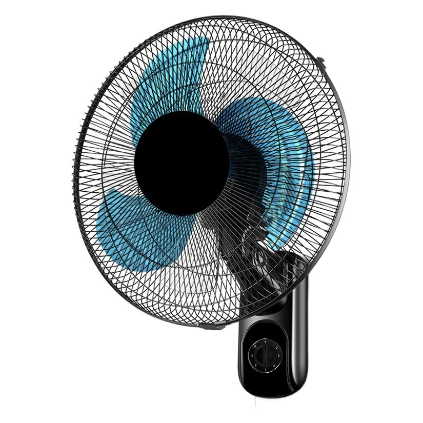 Ventilador de pared eléctrico transfronterizo, ventilador oscilante de pared para dormitorio, ventilador de pared silencioso con viento fuerte, ventilador de pared