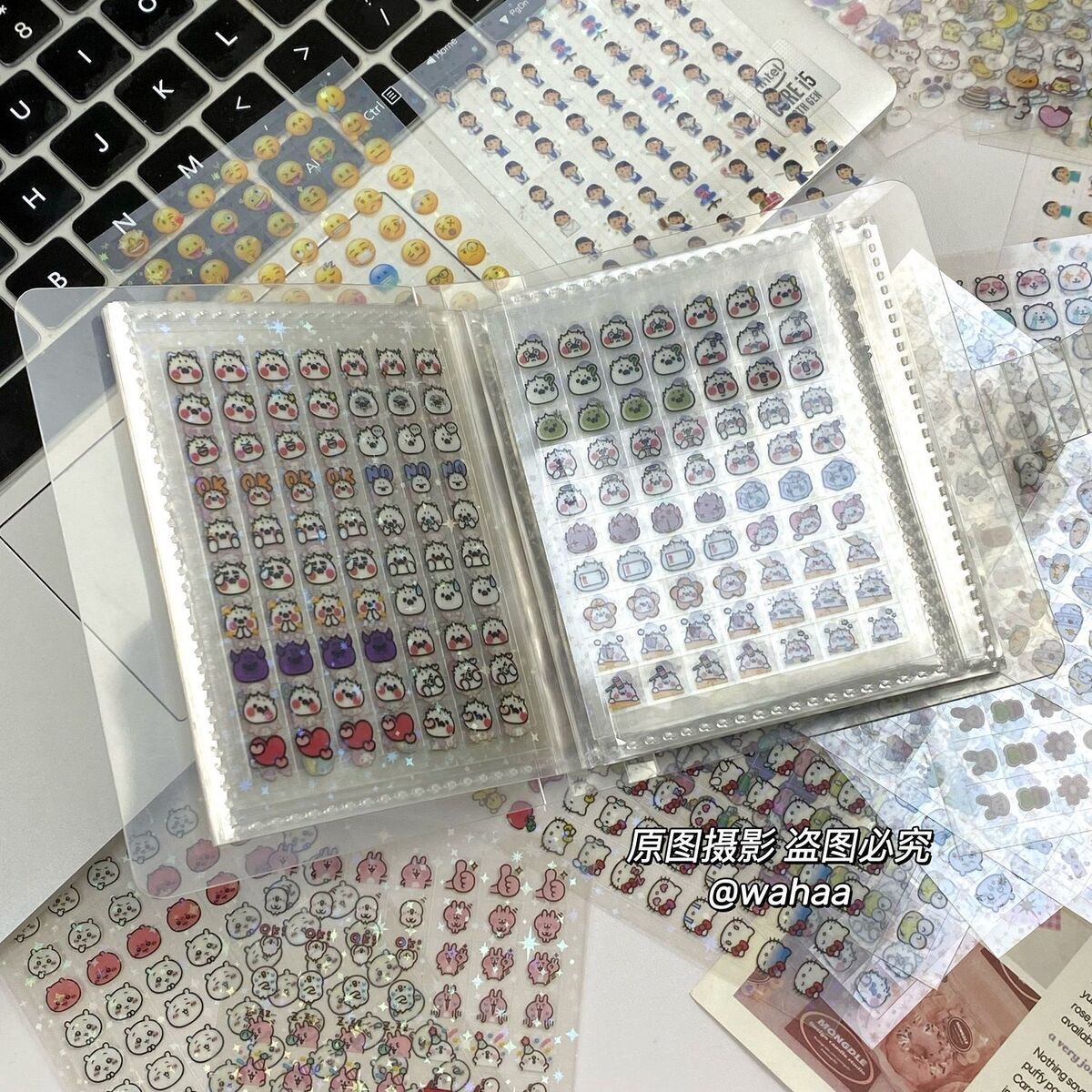 Xiaobi Ga 투명 스티커 [카드북] 스티커 없음