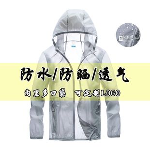 Summer New Sunscreen Clothing Waterproof Men's Sunscreen Clothing Elastic Couple Skin Clothing Rainproof Quick-drying Clothing Thin Coat None