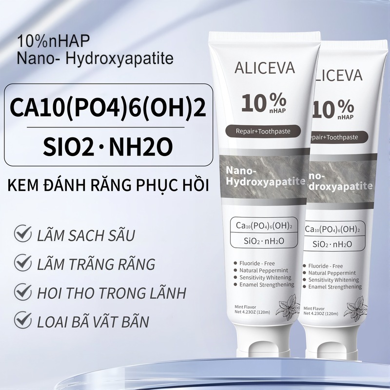 跨境ALICEVA修复牙膏越南包装Repair toothpaste中英文版外贸批发|undefined