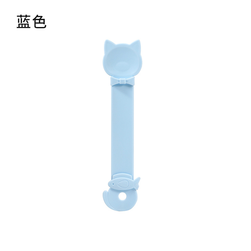 Alimentador de barras de gatos explosivo snack extrusor deslizante anti-derrame cucharas de alimentación especiales para gatos