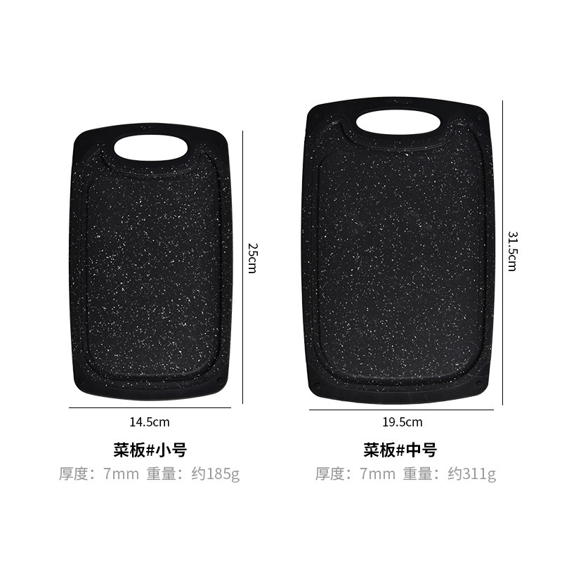 Nuevas herramientas de cocina portátiles de paja de trigo TPR + pp tablero de cocina