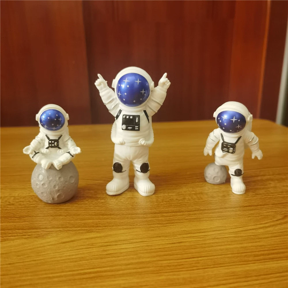 Астронавт Звезда Смола Модель Автомобиля Украшения День Рождения Торт Выпечка Украшение Космос Набор из 3 предметов