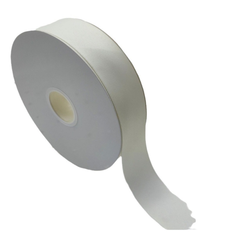 Beige poliéster brillante cinta de algodón arco accesorios tocado cinta bolsa caja de regalo fábrica de embalaje en stock al por mayor