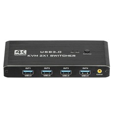 クロスボーダーKVMマルチコンピュータ切替器マルチコンピュータ共有器4k 60hzスプリッタusb3.0拡張2.0
