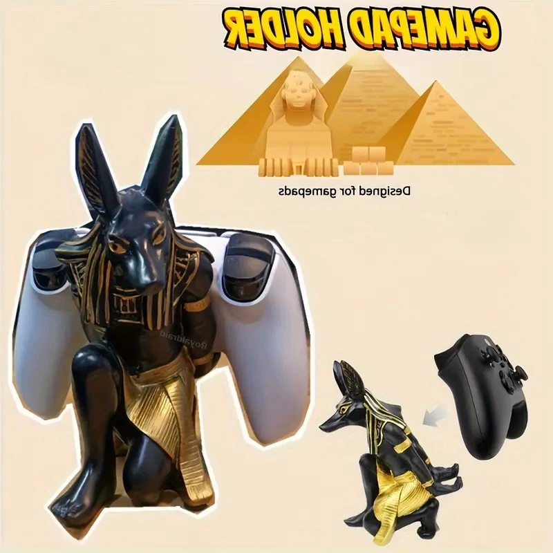 Легкий экстравагантный смысл Анубис бог мобильных игровых ручек кронштейны для домашних киберспортивных комнат настольные игры кронштейны