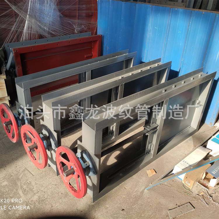 手动污水插板阀 渠道手动方形闸板阀 污水井碳钢插板阀