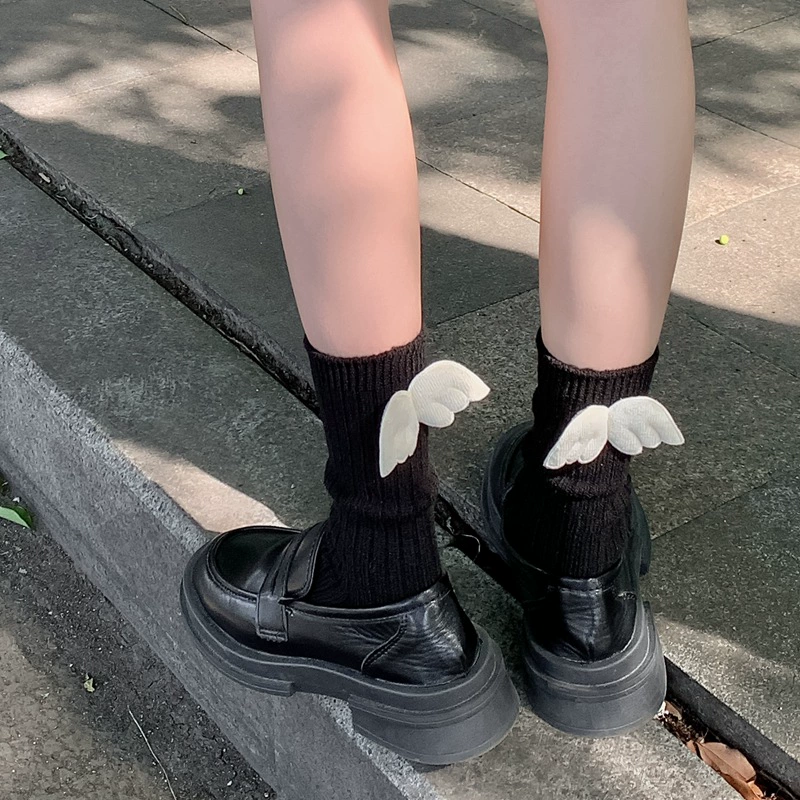 Милый демисезонный базовый пуховик шар, тёплые knee socks для студентов, середина длины