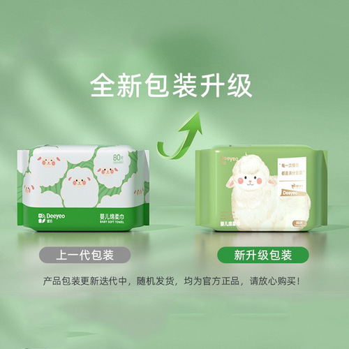 Moisturizing & Gentle Wet Wipes for Babies and Newborns - Dry and Wet Dual-Use, Diaper Wipes and Face Wipes Combo Pack