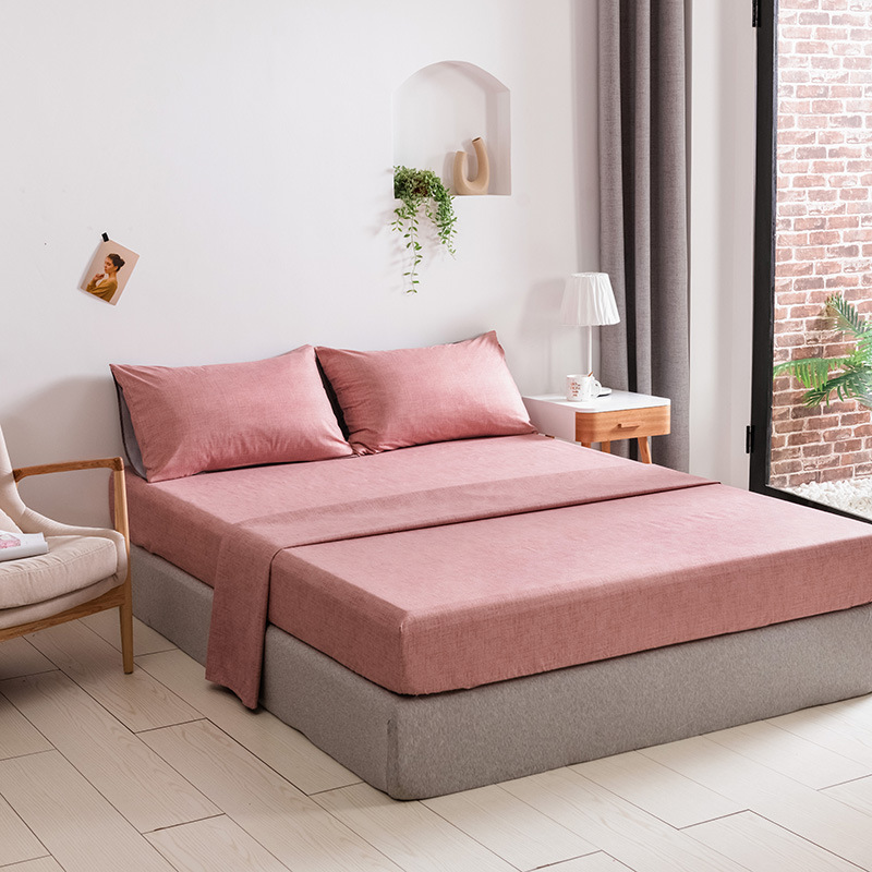 跨境家纺四件套一件代发速卖通亚马逊床上用品床单床笠枕套欧美码