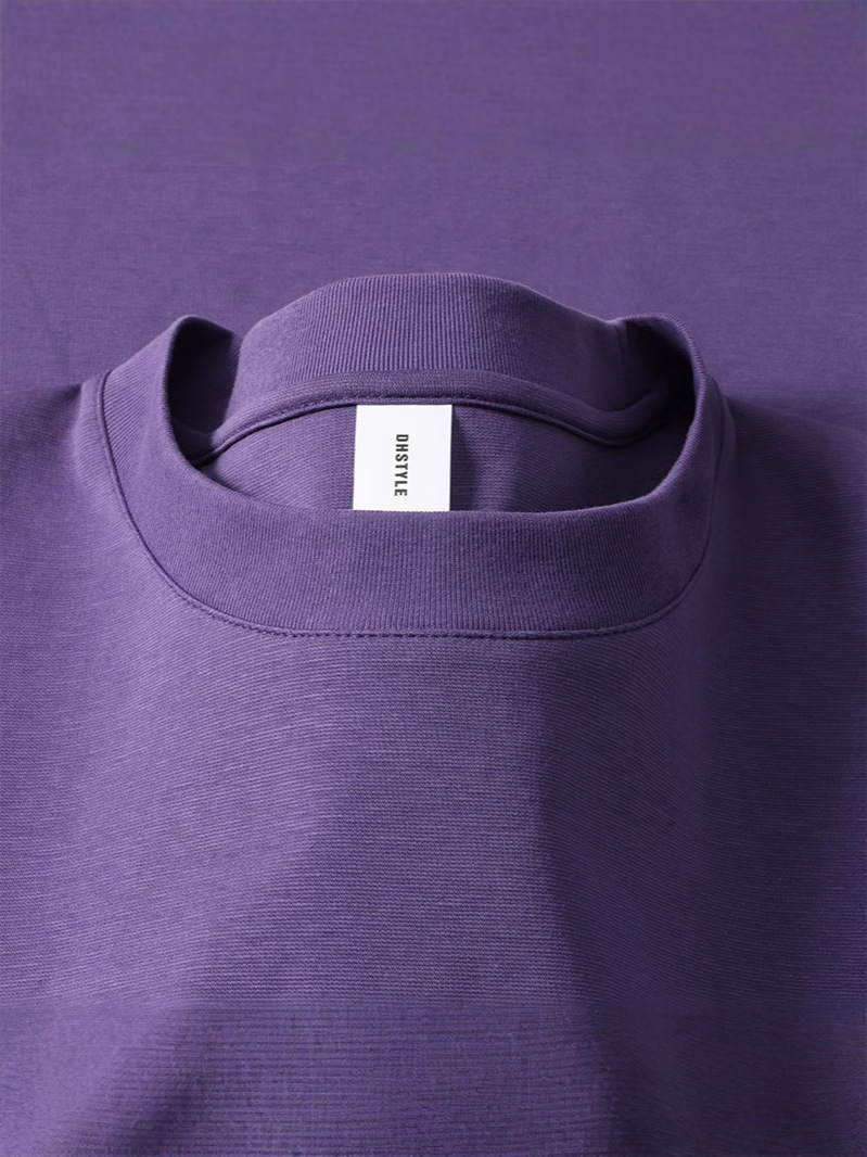 240G peso pesado poliéster de color sólido amoníaco elástico tamaño estadounidense comercio exterior transfronterizo camiseta de manga corta camiseta de marcas de moda personalizada