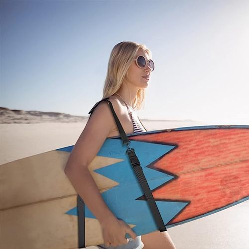 Thickened Upgraded Surfboard Shoulder Strap Paddle Board Kayaking Multi-Function Strapping Belt Adjustable Fixed Back Strap