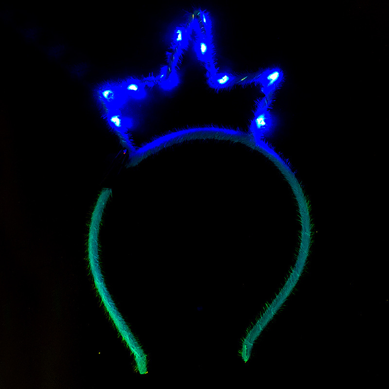 빛나는 와이어 크라운 블루