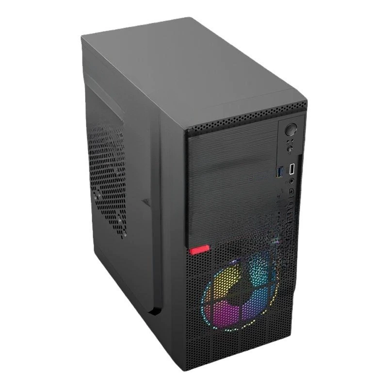 Desktop small chassis portable game transparent side desktop computer case mini computer backline mini small chassis