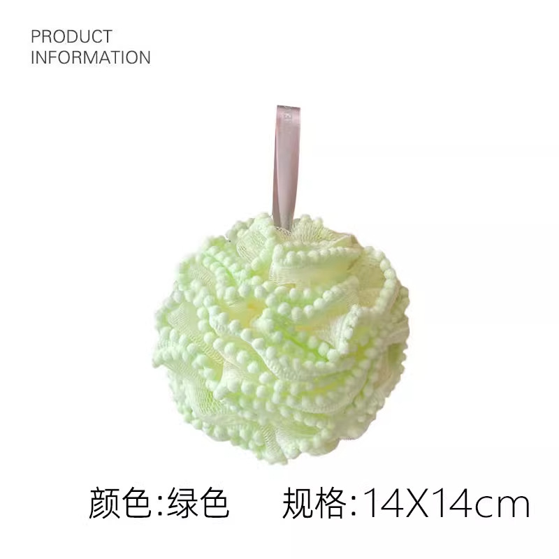 新款高颜值网红沐浴球耐用不散花柔软家用搓澡球洗澡专用可爱ins|undefined