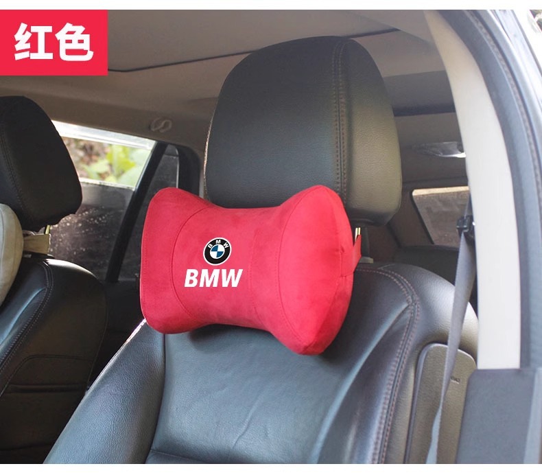 Suitable for Bmw Headrest and Neck Pillow New 5 Series 3 Series 7 Series X1X2X3X4X5 Seat Cushion Lumbar Car Interior