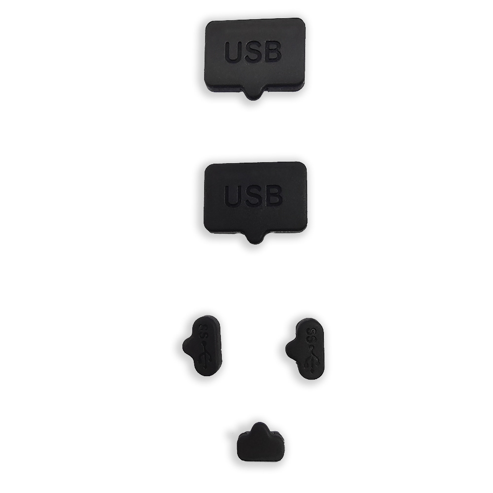 PS5 Console Dust Plugs P5 Slim Host Dust and Dirt Prevention Gaming Accessories USB HDMI Dust Plugs Set
