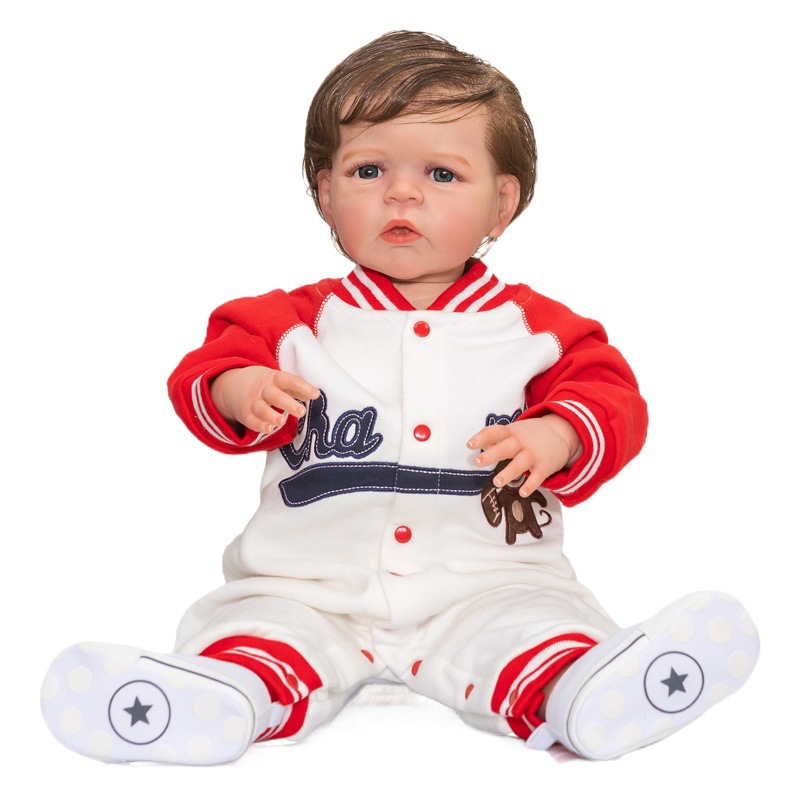 Muñeca Reborn de Simulación 60 cm de Vinilo image 1