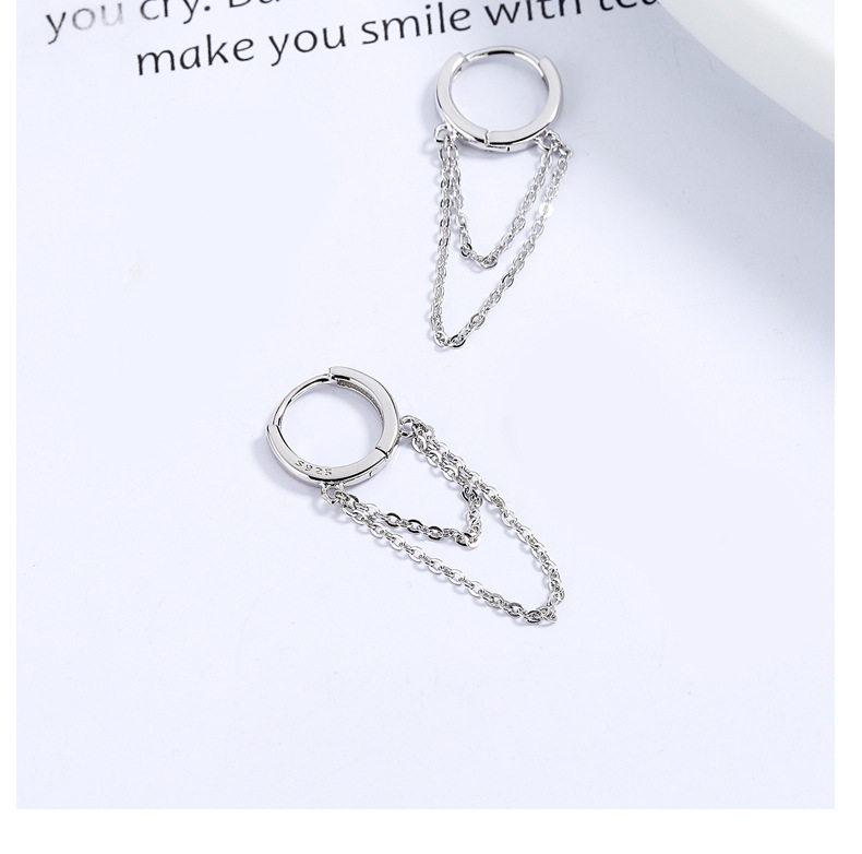 5g Weight Earrings Classification 1 Pair Quantity Shopping Occasion 1 Pair 925 Sterling Silver Solid Color Earrings