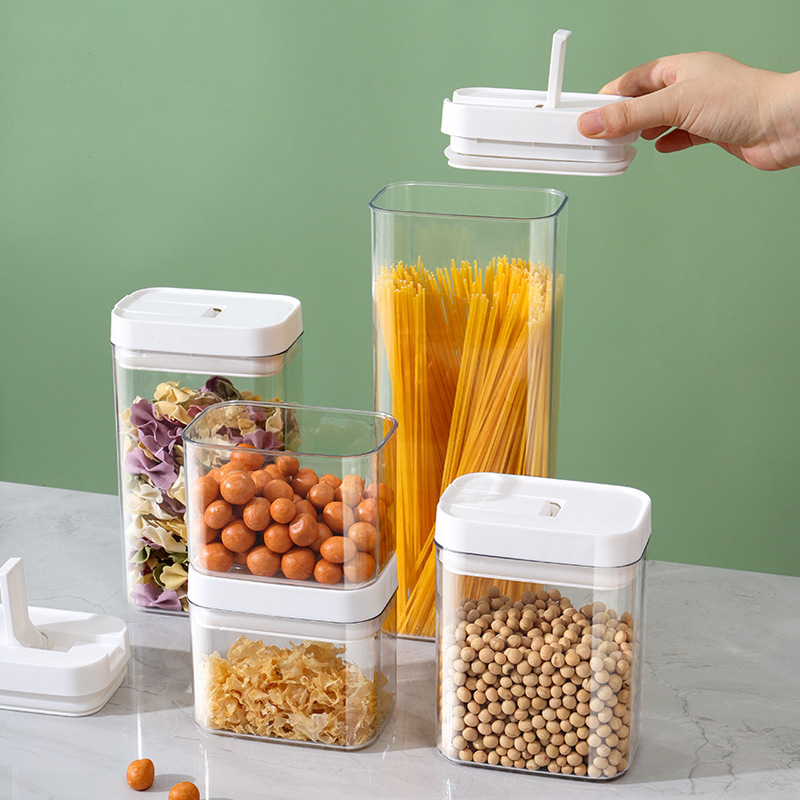Sealed Jars, Food-Grade Grains, Moisture-Proof Storage Boxes, Kitchen Snack Storage Jars, Dry Goods Storage