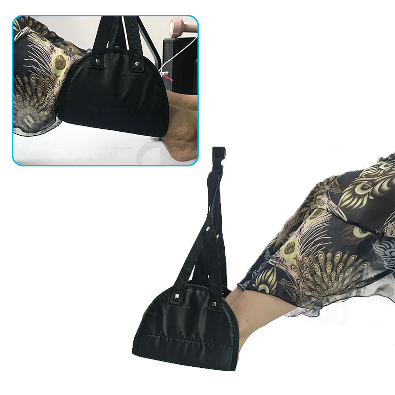 Venta directa transfronteriza aviones de alta velocidad pedal de pie de ferrocarril portátil pie colgando perezoso pie colgando dispositivo pedal de oficina colgando hamaca