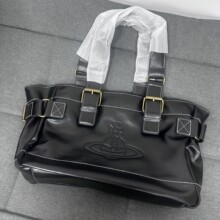 2026潮款包包软皮手提单肩通勤机车包大容量小众设计中古托特土星